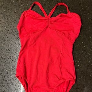 So Danca Red Leotard